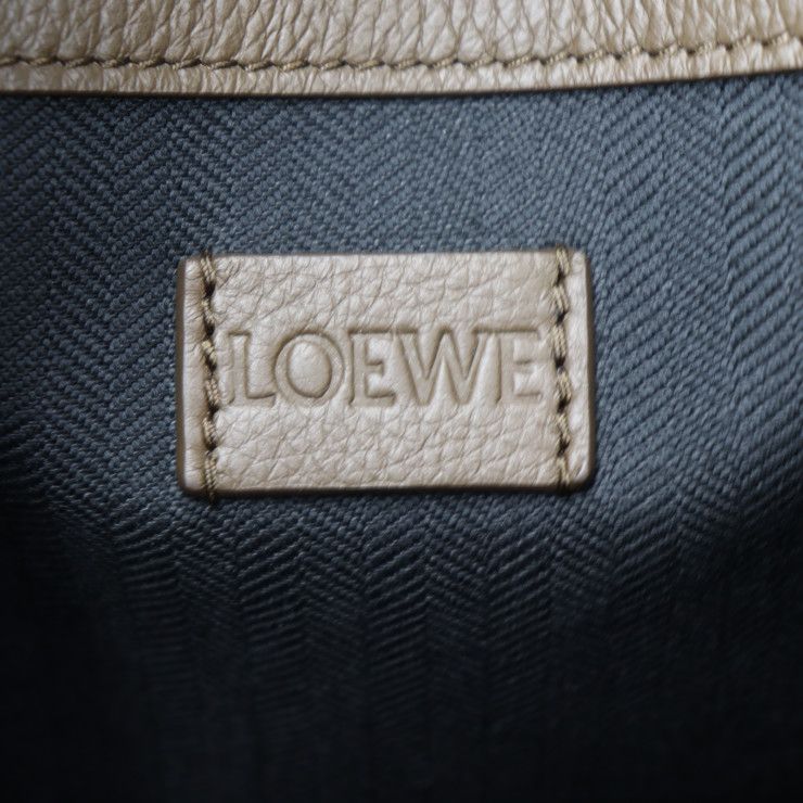 LOEWE ロエベ バックル ホリゾンタル トートバッグ B692K96X06 カーフ  