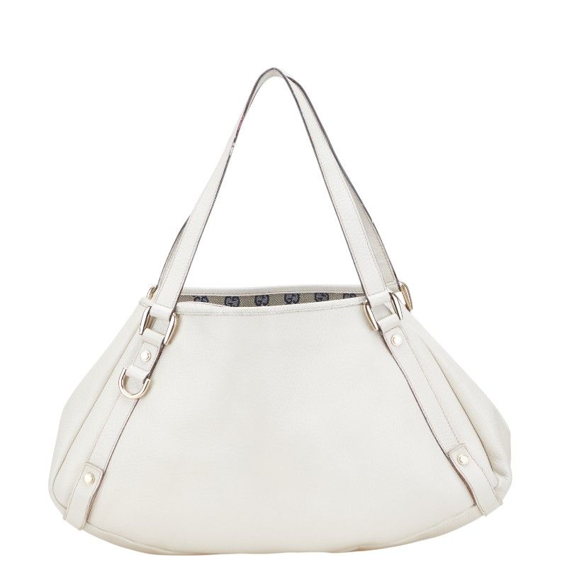 ◎美品◎GUCCI シマレザー アビー ワンショルダーバッグ オフホワイト GUCCI - ◎美品◎GUCCI シマレザー アビー ワンショルダーバッグ