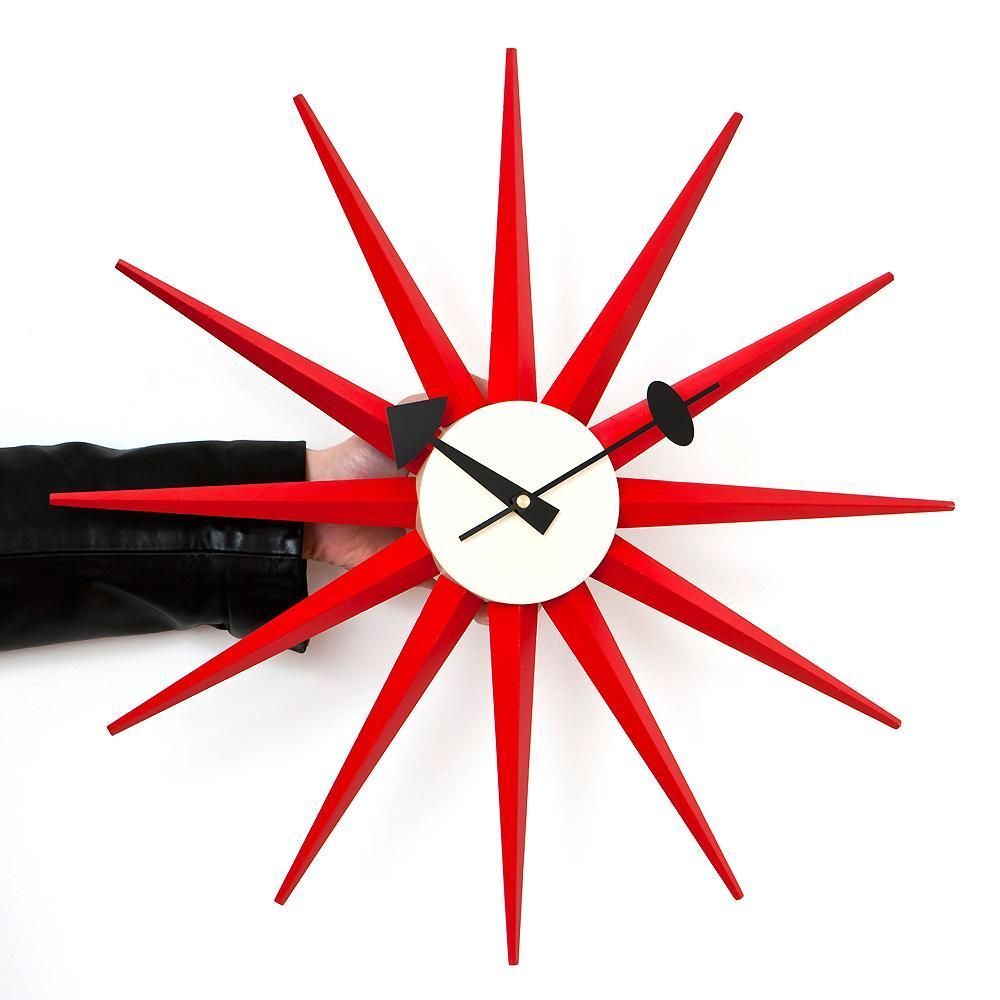 サンバーストクロック 時計