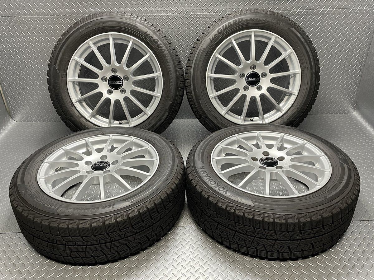 送料無料X156 メルセデス GLA 17インチ 7J +48 5穴112 ハブ径66.7 IG50PLUS 215/60R17 4本 ベンツ GELBUT YPW01 スタッドレス (23010004)