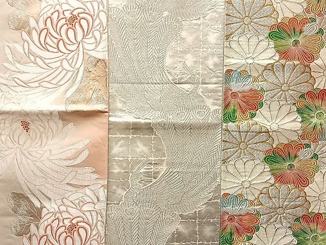 真作/桃坡/雪中南天に雀図/絹表装/桐箱二重箱付/布袋屋掛軸HF-878 真作/桃坡/雪中南天に雀図/絹表装/桐箱二重箱付/布袋屋掛軸HF-878