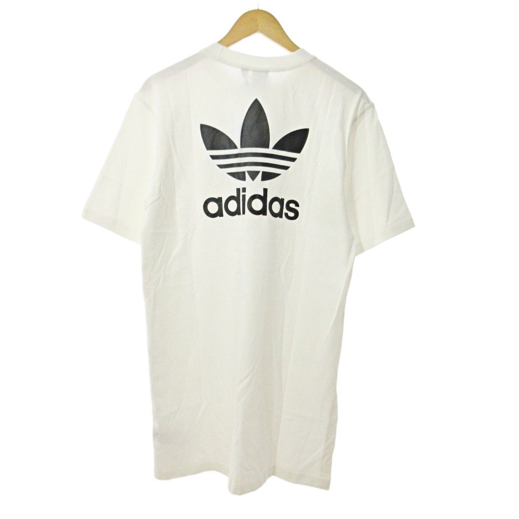 新品タグ付き adidas originals ロゴワンピース Sサイズ adidas ワンピース ビッグロゴ オリジナルス 黒 新品 Sサイズ