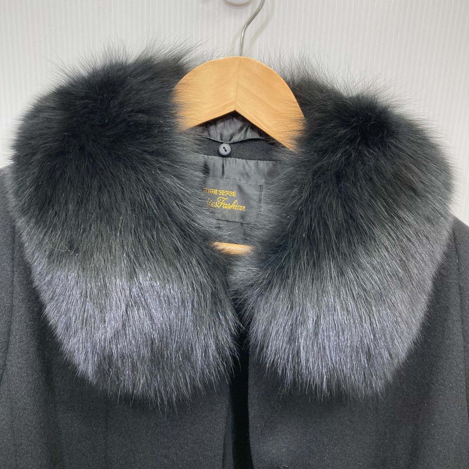 HIGH SENSE LadiesFashion レディースファッション ファー付きコート L