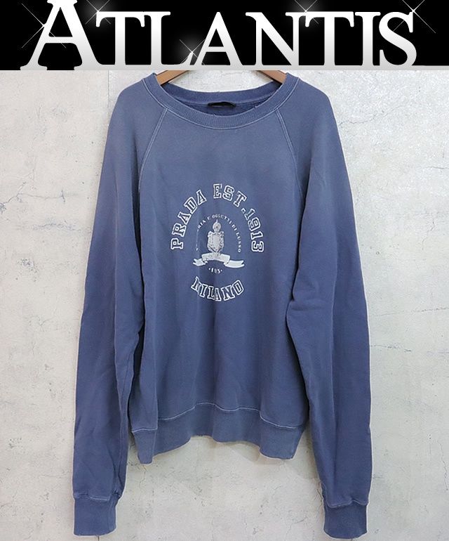 25ss ヴィンテージ加工スウェットxL prada