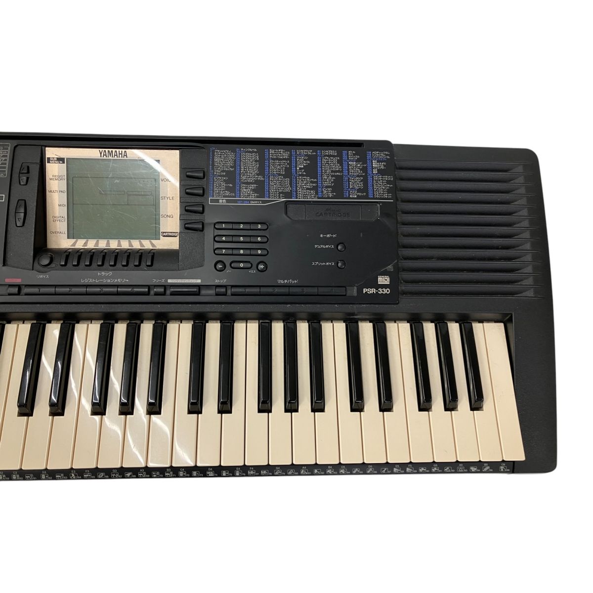 YAMAHA ヤマハ PSR-330 61鍵 ポータブル 電子キーボード ソフト