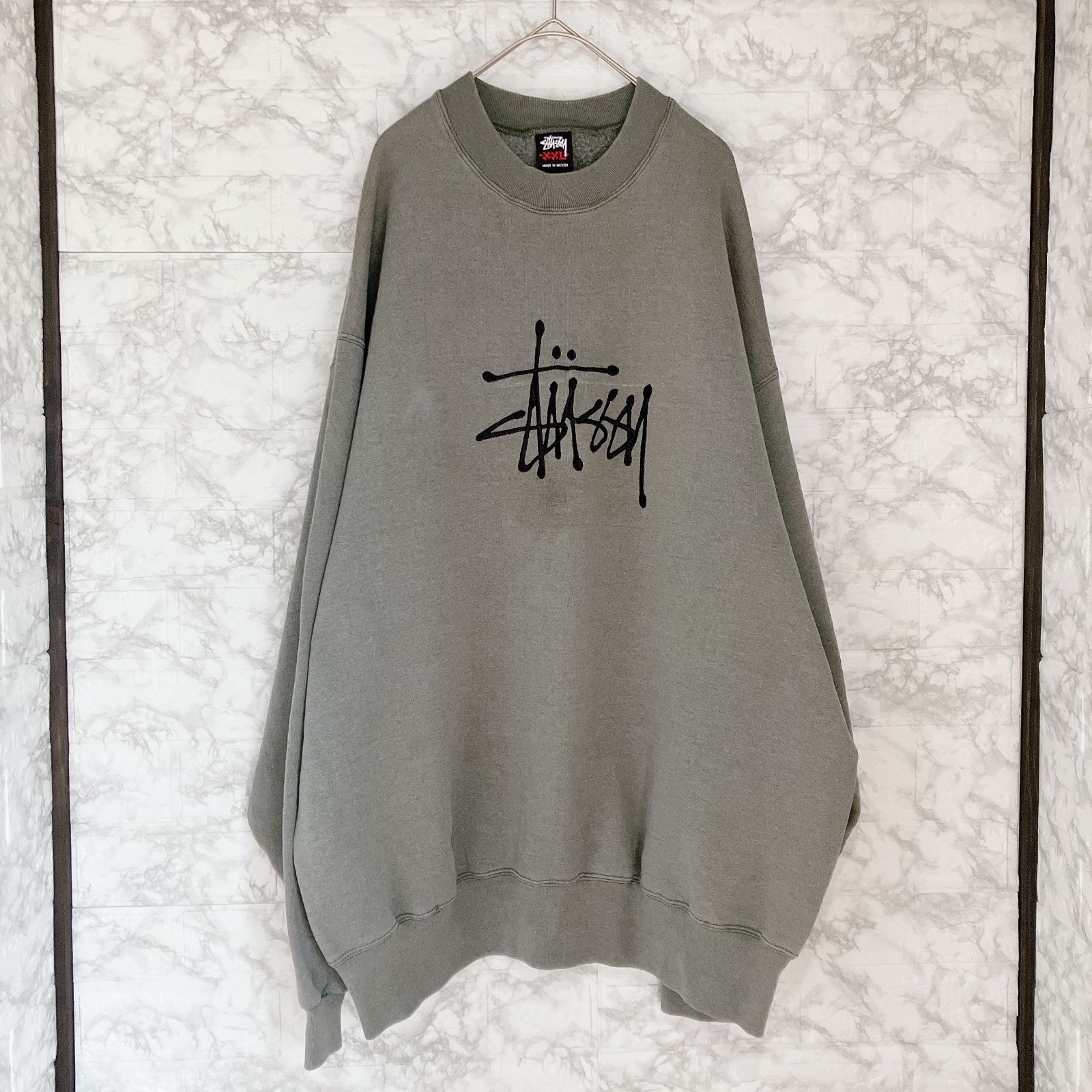 STUSSY ステューシー オーバーサイズ ロゴ スウェット XXLサイズ