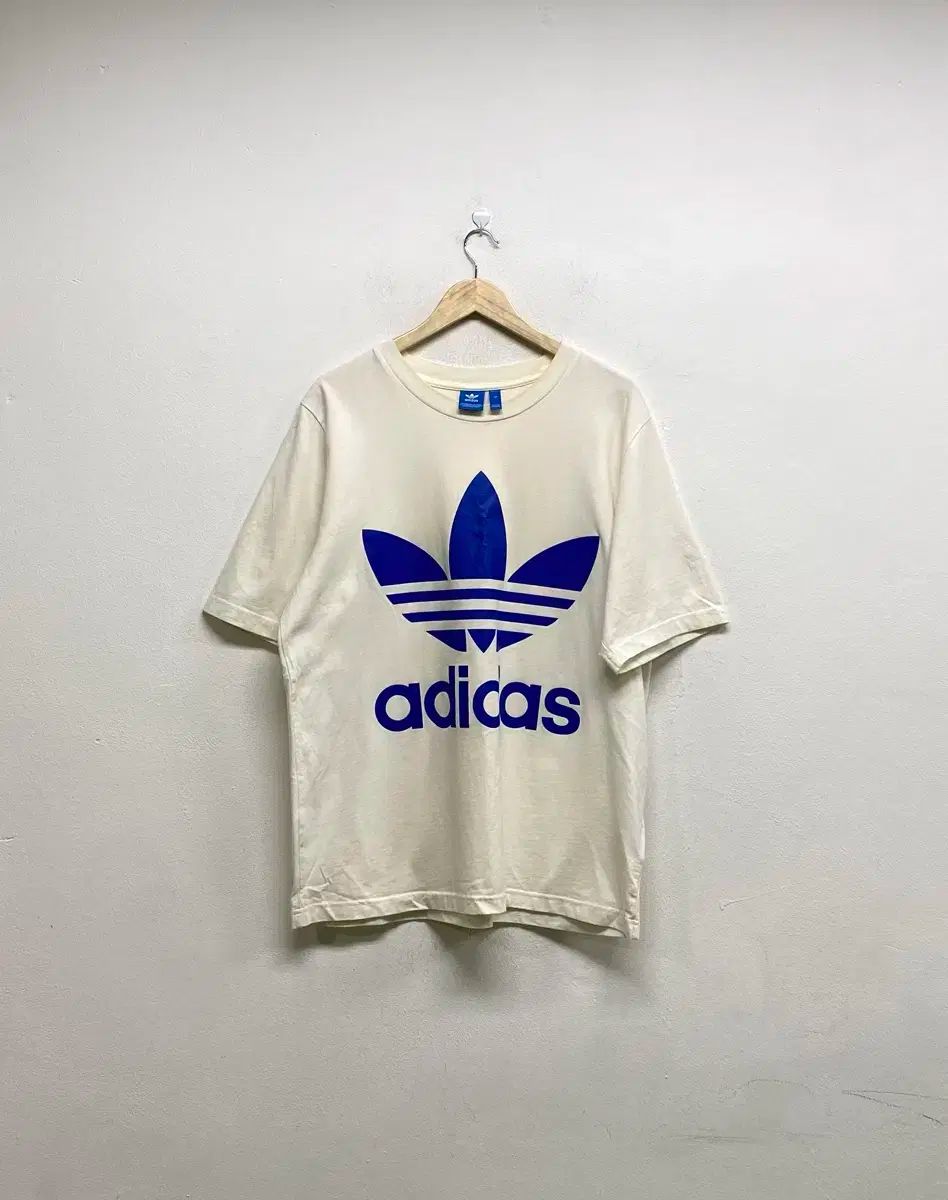 adidas アディダス スパイク ホワイト 半袖 Tシャツ XL