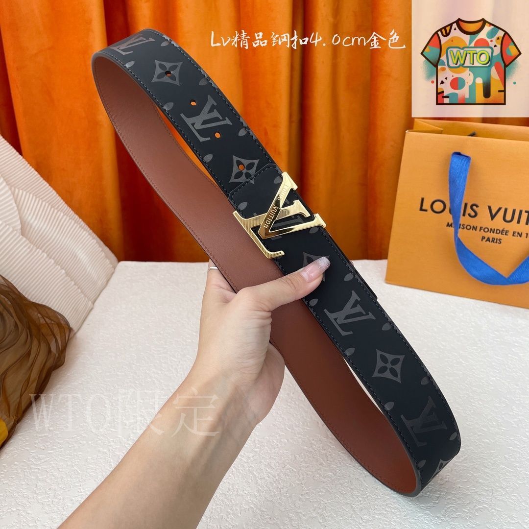 今日WTO】Louis Vuitton ルイヴィトン レザーベルト-SV88 - メルカリ