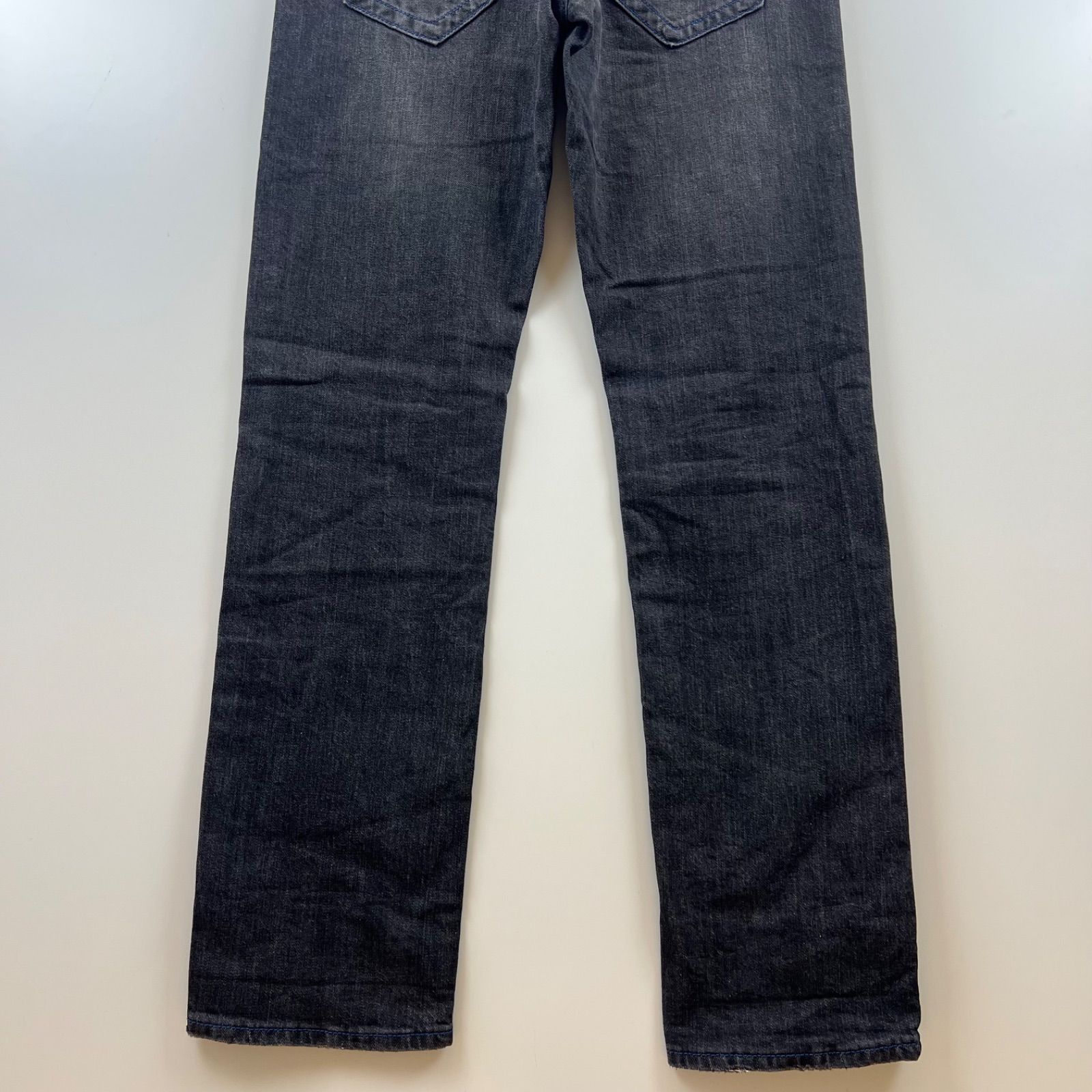 TRUE RELIGION RICKY relaxed straight blue stitch denim pants 30 