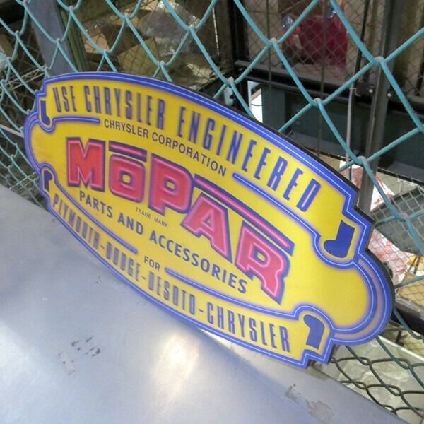 レンチキュラー サイン MOPAR SHIELD アメリカン雑貨
