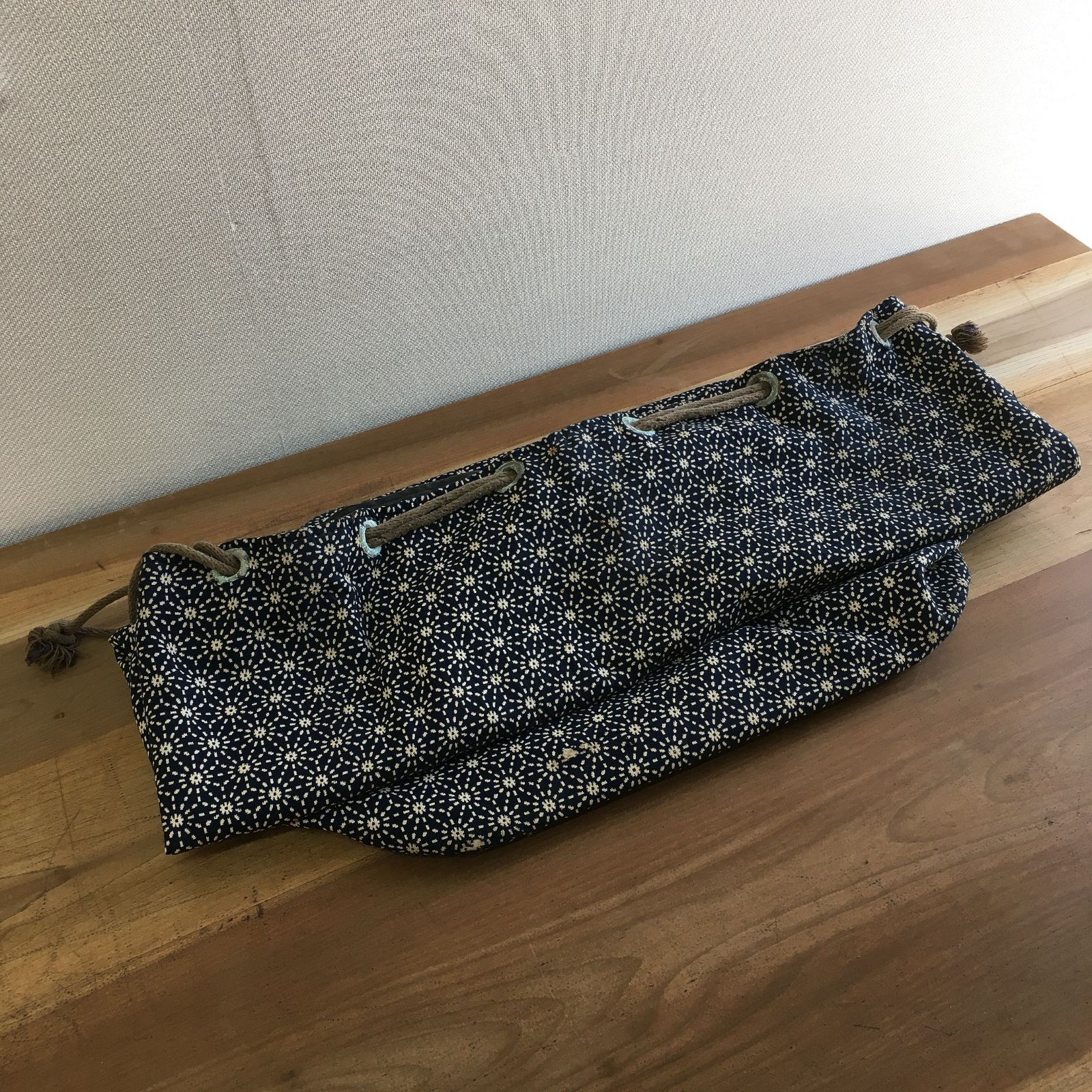 a097☆剣道防具☆防具袋☆山渋武道具☆巾着タイプ☆紺色☆ - メルカリ