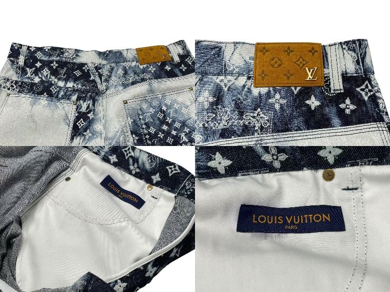 新品同様 LOUIS VUITTON ルイヴィトン 22AW モノグラム バンダナ