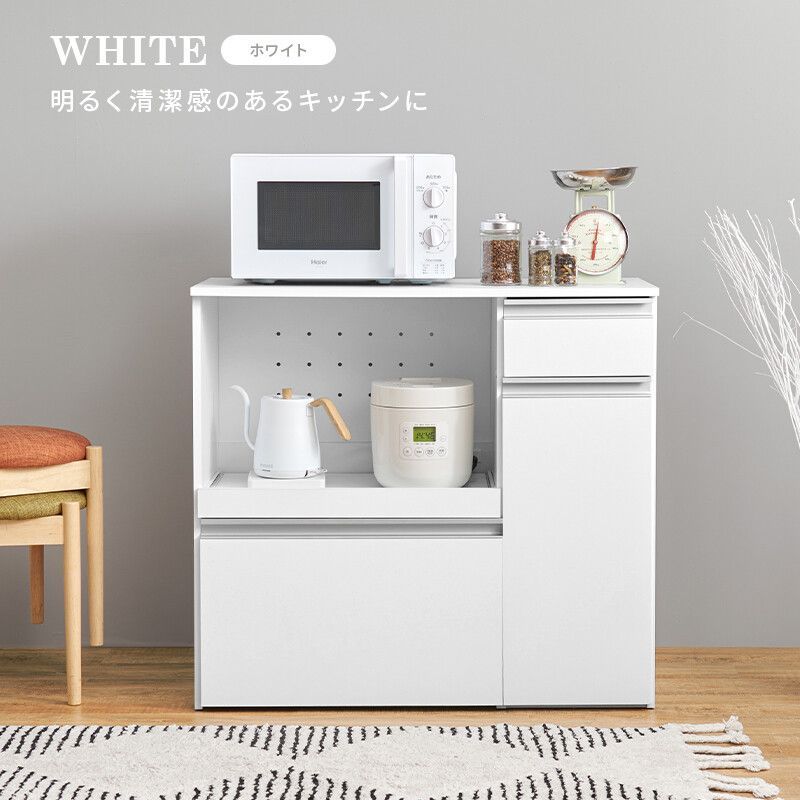 木製カウンターワゴン　キャビネット　食器棚　キッチンカウンター　ホワイト 楽天市場】白 ホワイト（キッチンカウンター・カウンターワゴン
