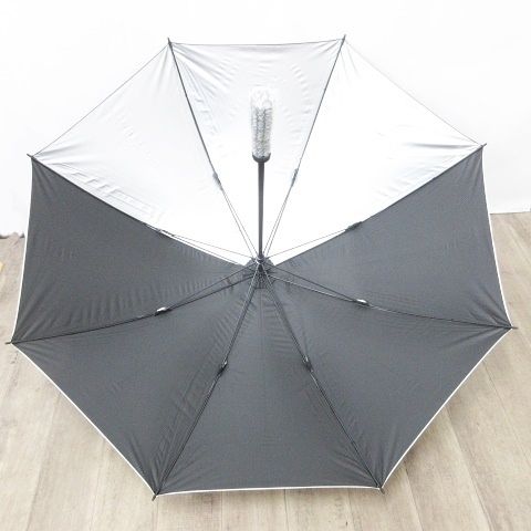 ワック WAAC ゴルフ パラソル 傘 晴雨兼用 WAACKY ワッキー ブラック シルバー