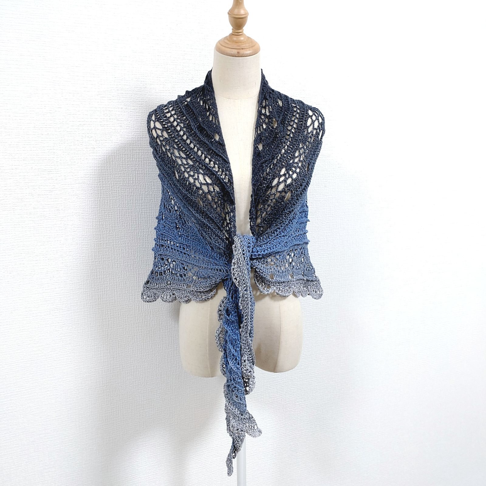 三角ショール バレエ用腰巻 ハンドメイド ハート ①