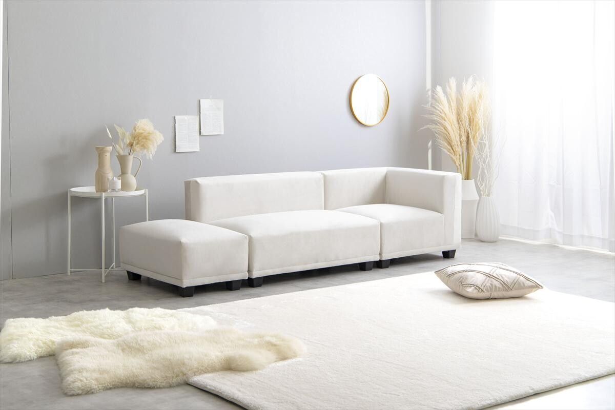 3点セット】Celina 2人掛けカウチソファ 【MAX50％OFF! 10/8 0:00 ~ 23