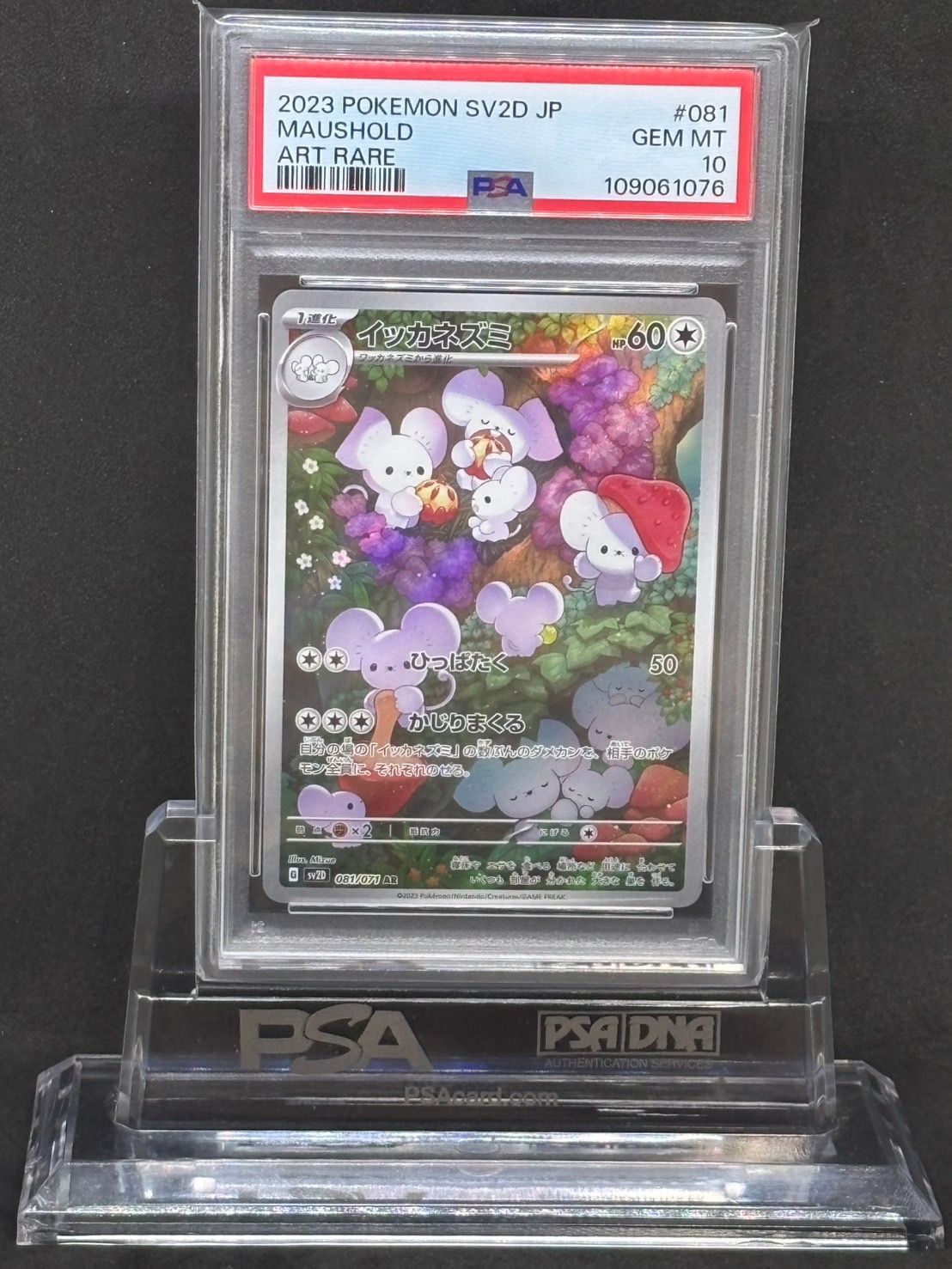 イッカネズミ AR SV2D【クレイバースト】081/071 PSA10 - メルカリ