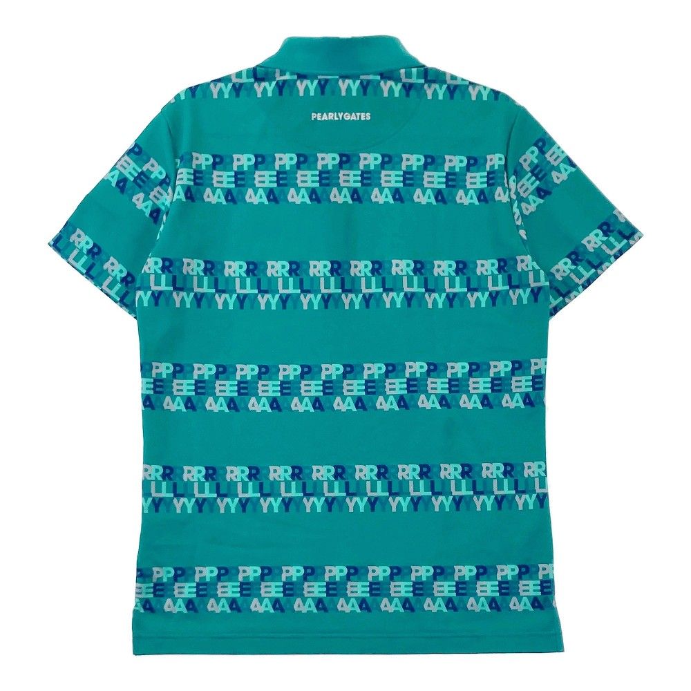 サイズ：1 PEARLY GATES パーリーゲイツ 襟デザイン 半袖ポロシャツ