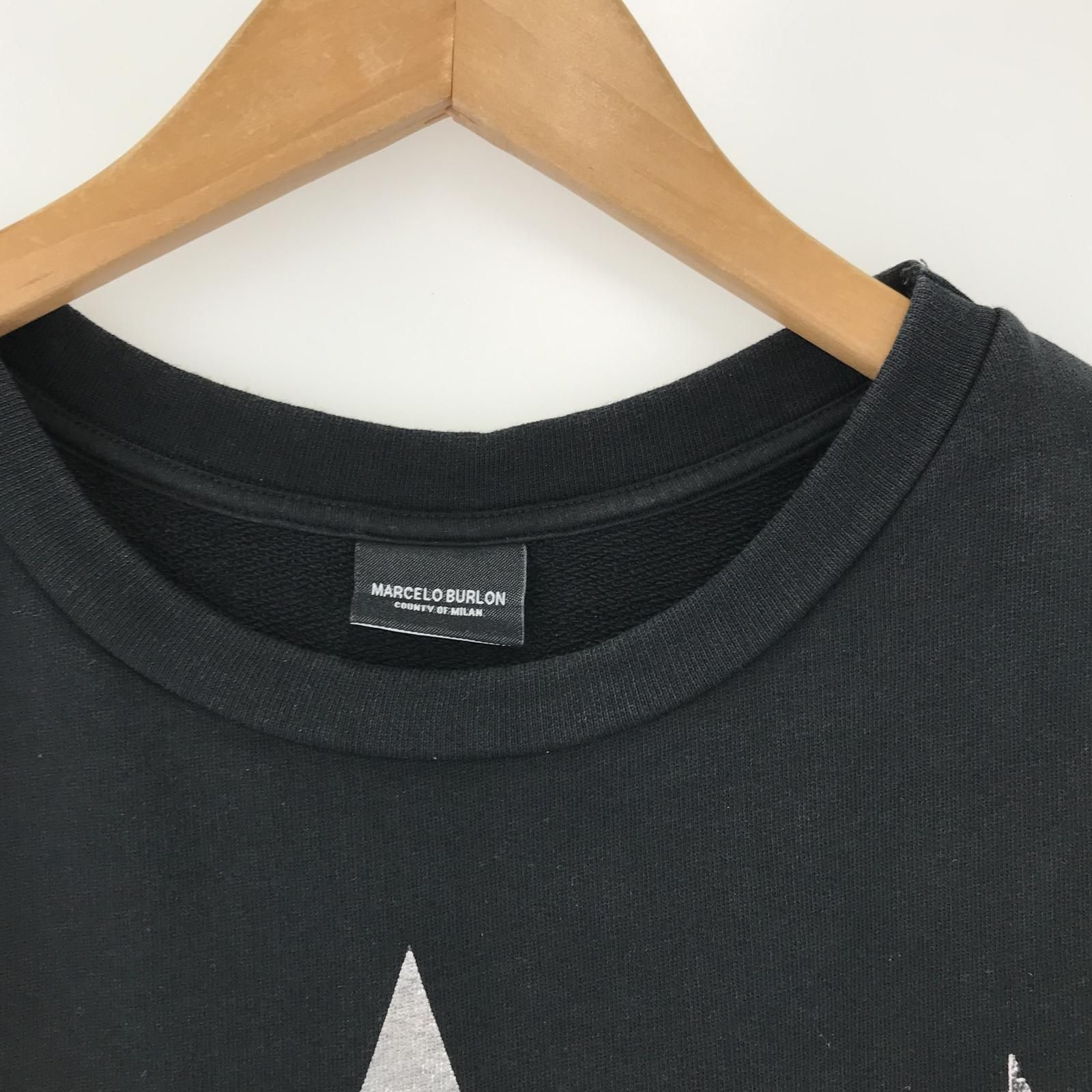 1円⁄MARCELO 1円 MARCELO BURLON 16aw ブラック 黒 クロス刺繍 CRUZ 