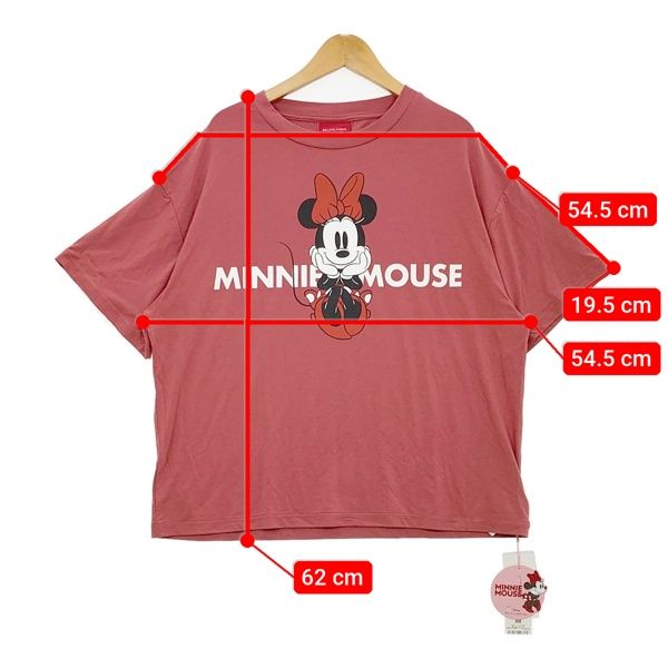 新品 ジェラートピケ ルームウェア ディズニー ミニー Tシャツ