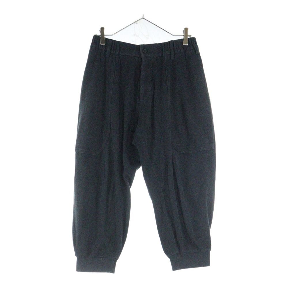 Yohji Yamamoto POUR HOMME ヨウジヤマモト プールオム 16SS クロップドスウェットパンツ ブラック H0-P45-980