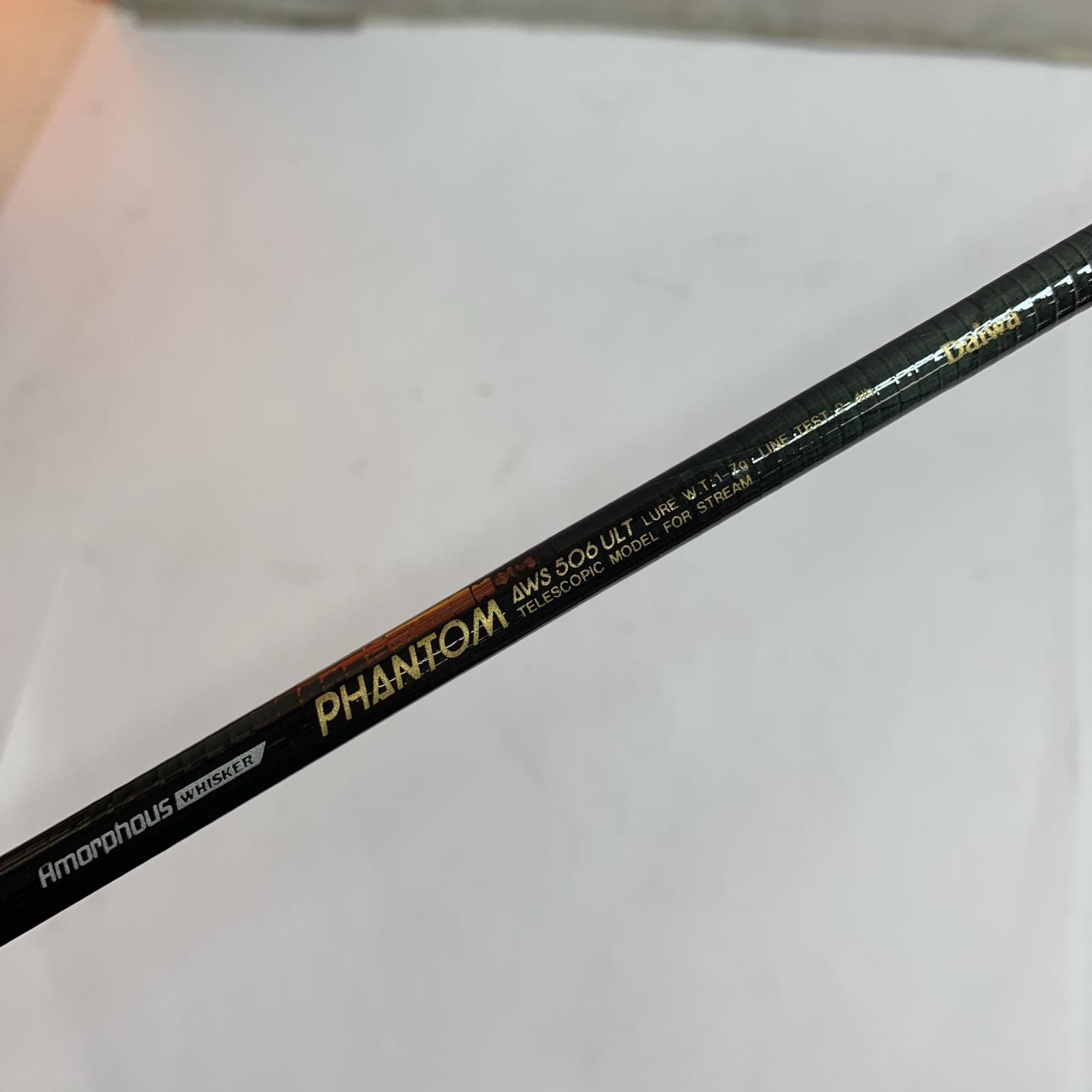 ダイワPHANTOM AWS-506 ULT トラウトロッド 使用品 DAIWA ダイワ ファントム PHANTOM ロッド AWS-506 ULT 【公式通販】