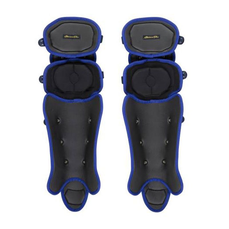 ミズノ MIZUNO ミズノプロ 軟式用 レガーズ 野球 捕手用防具 レガース 16 Pネイビー×シルバー