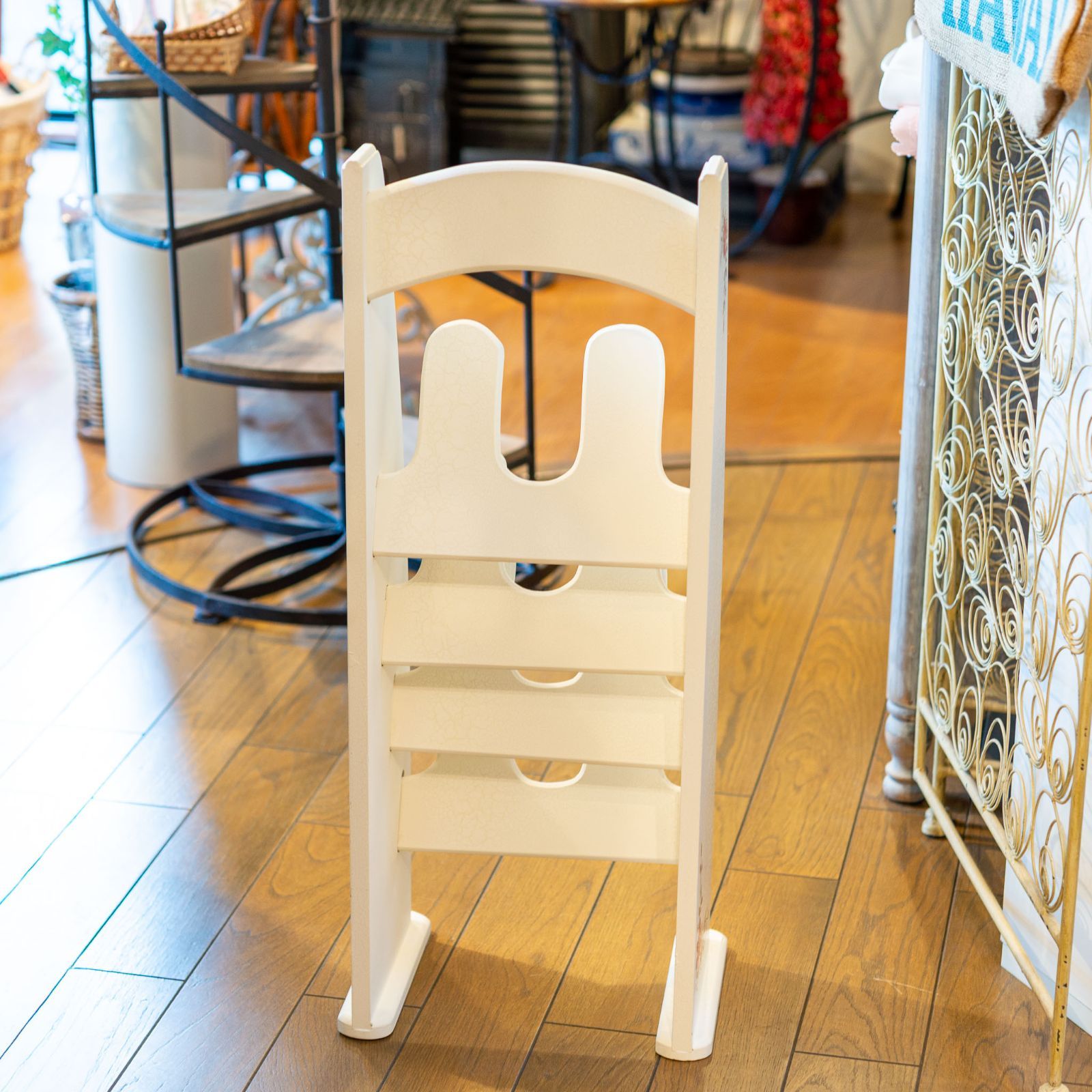 木製 クラック塗装仕上げ スリッパラック クラシックローズ WWW_KANDAIZUMI_COM