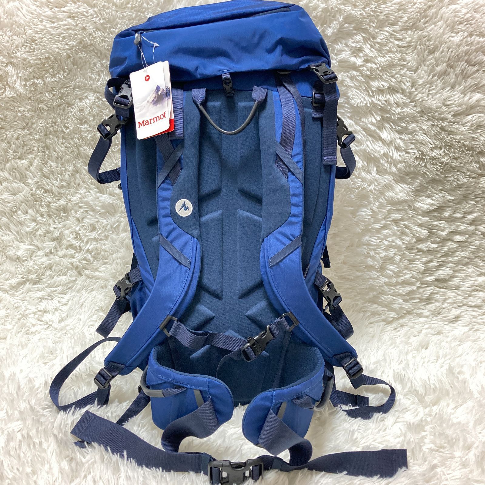 都内で Marmot アルパインパック マーモット リュックサック 42 アルパインパック アイガー アイガー Amazon.co.jp: 42  マーモット ブルー(青) アイガー キャンプ、アウトドア用品 新品 メンズ