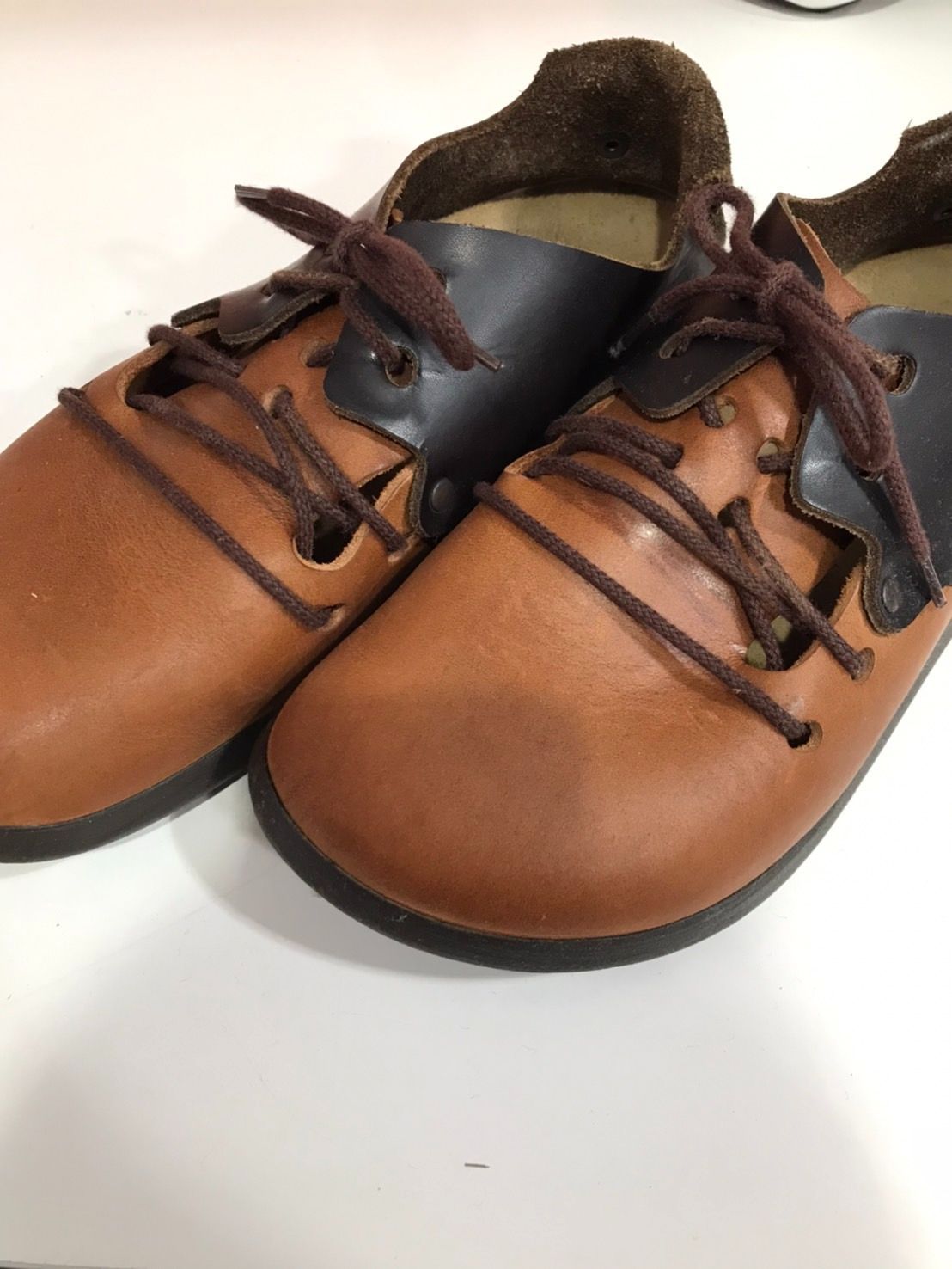BIRKENSTOCK ビルケンシュトック モンタナ茶色黒ツートン 23センチ BIRKENSTOCK ビルケンシュトック モンタナ茶色黒ツートン 23センチ