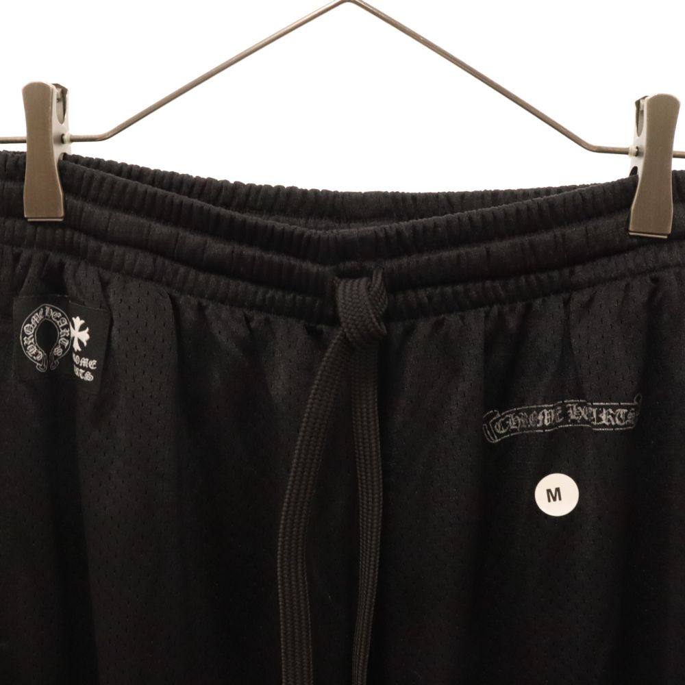 CHROME HEARTS (クロムハーツ) MESH VARSITY PANTS CH メッシュプリントジャージ ロングパンツ ブラック