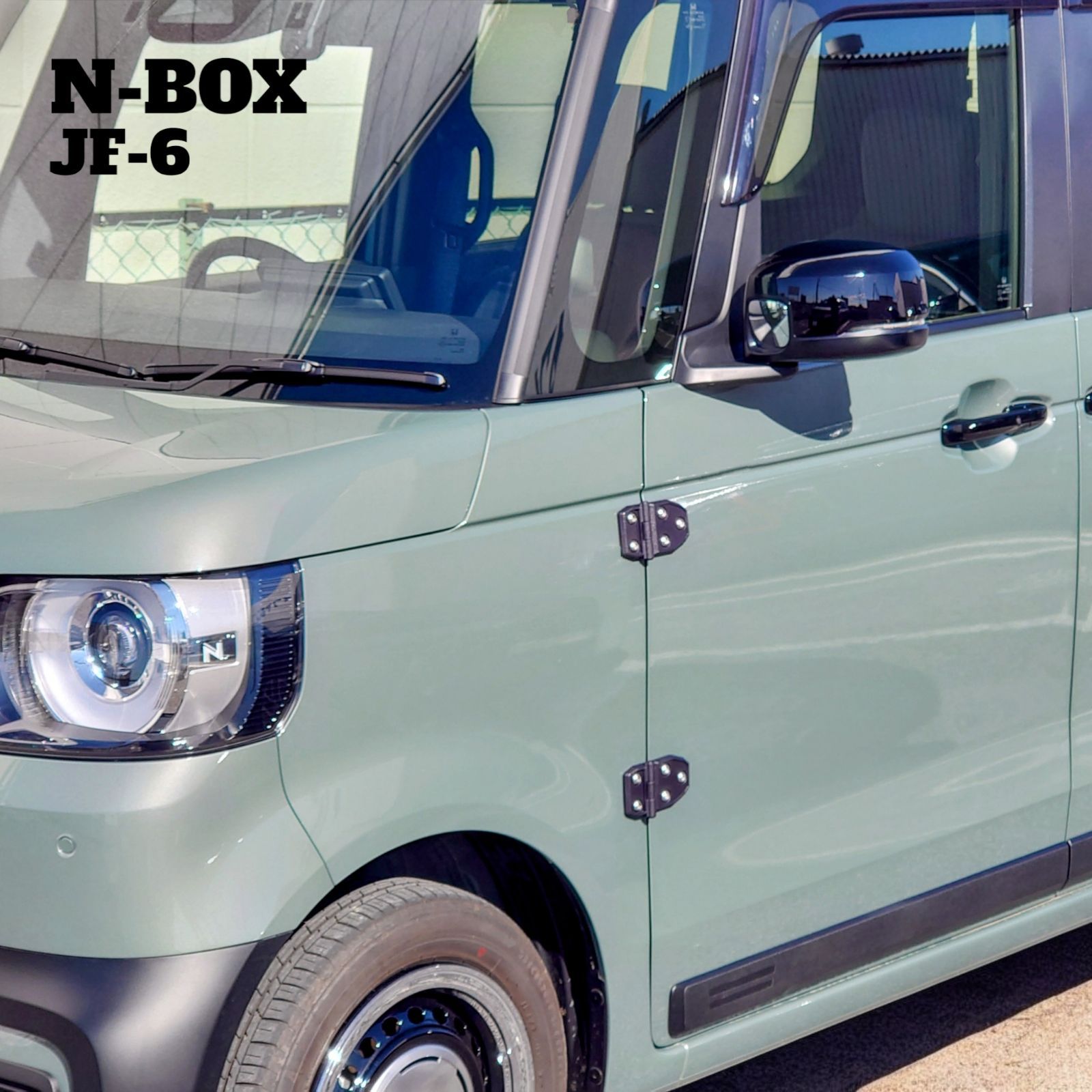 車用 ダミーヒンジ 2個セット 両面テープ貼付 ステンレスボルト仕様