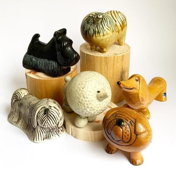 リサラーソン　プードル　ヴィンテージ ヴィンテージオブジェ Lisa Larson Pudel（プードル） リサラーソン