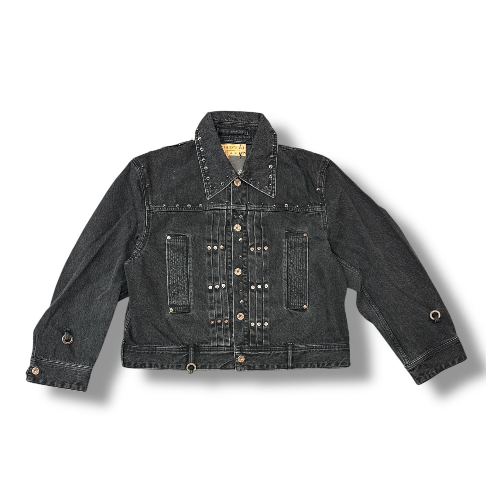 soshiotuki BDH デニムジャケット スタッズ付き サイズ46 SOSHIOTSUKI(ソウシオオツキ)のBDH DENIM JACKET-3 BLACK-Type1