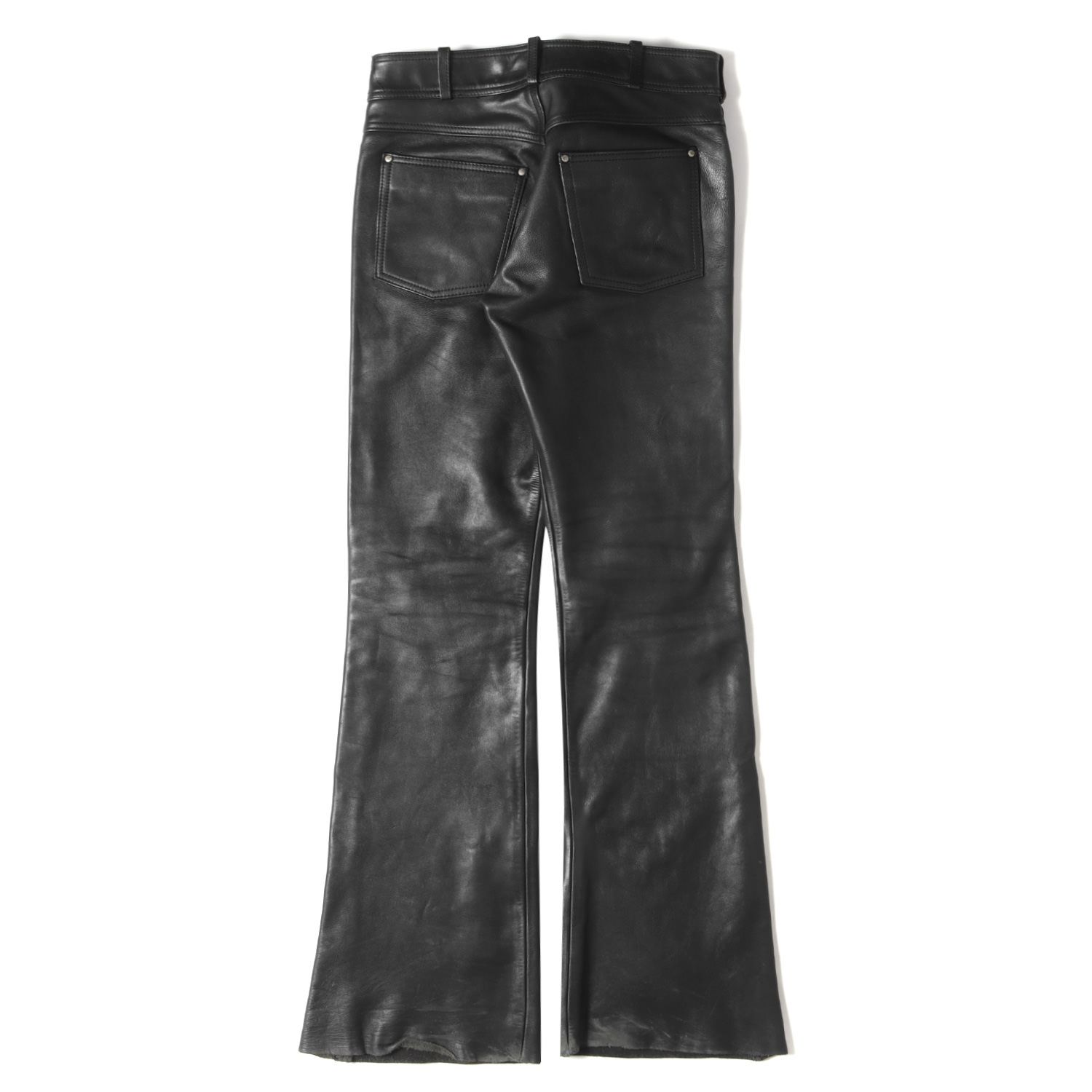 Harley-Davidson レザーパンツ サイズ31 ブラック 中古・古着通販】HARLEY-DAVIDSON (ハーレーダビッドソン) レザー