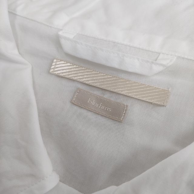 blurhms 新品 Chambray Gusset PKT Shirt BHS24S004C70 定価34100円  