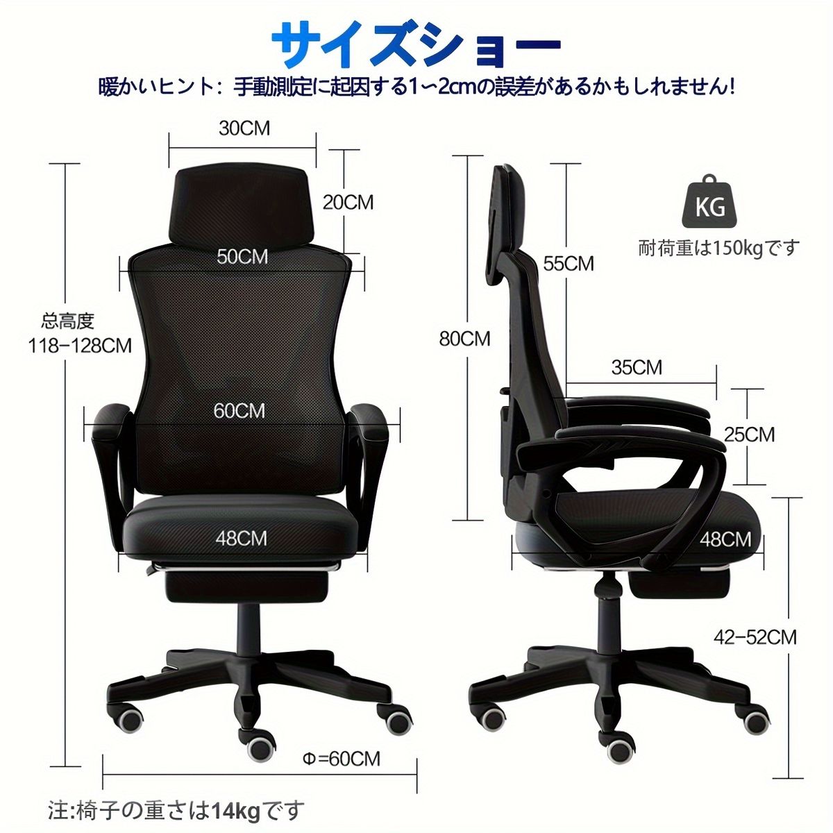 快適を追求 エルゴノミック オフィスチェア【グレー】 - メルカリ