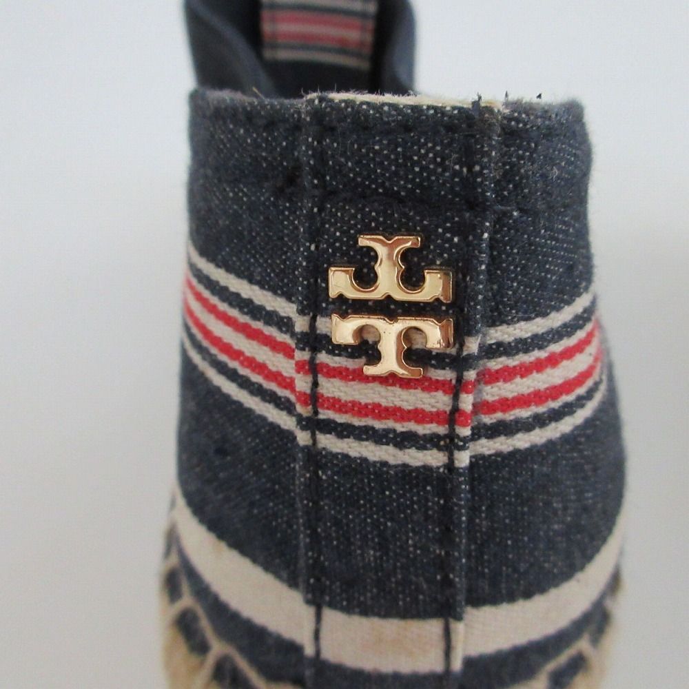 TORY BURCH トリーバーチ エスパドリーユ ボーダー柄 サンダル