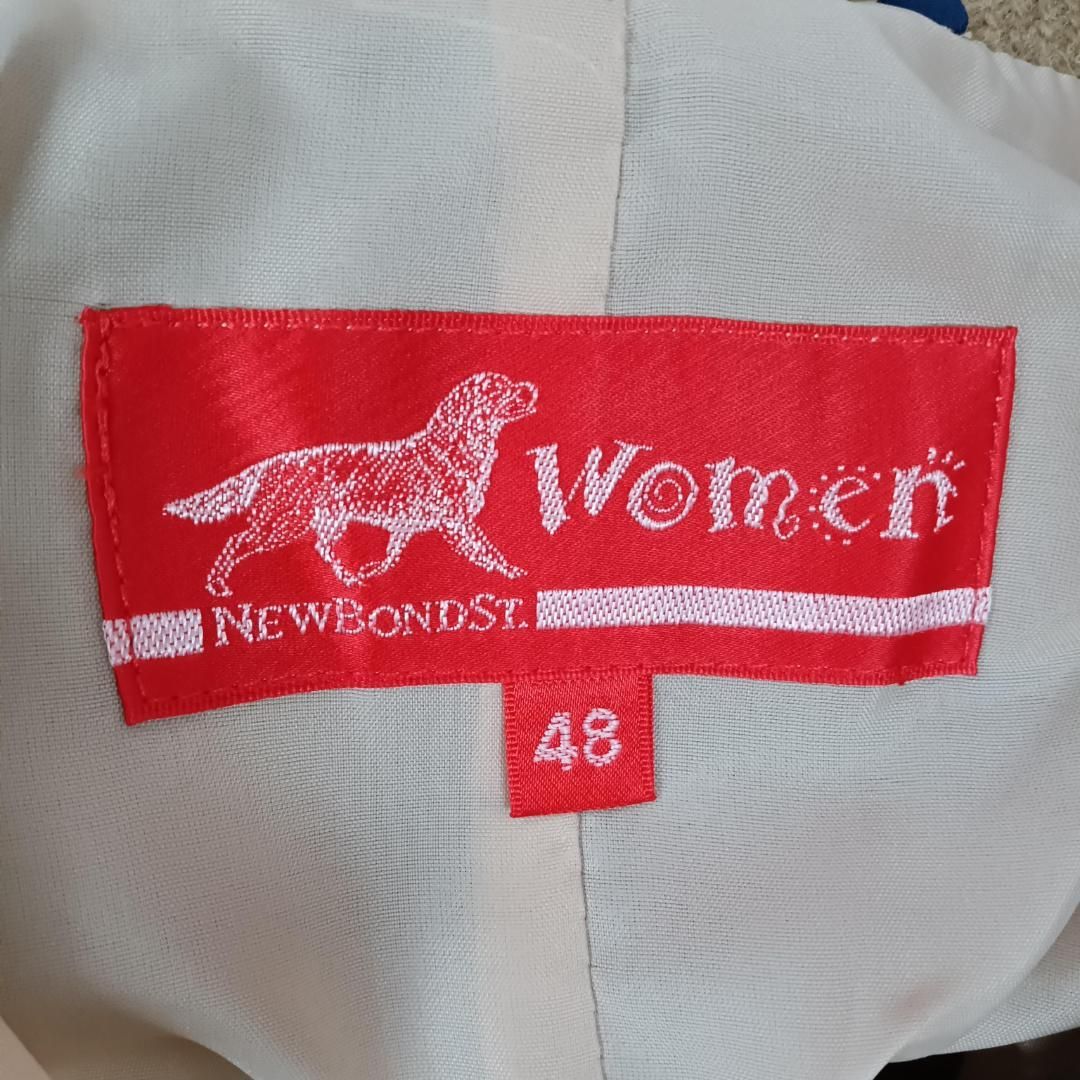 NEWBONDST Women ジャケット フランス製 ウール100% 48 - ジャケット 