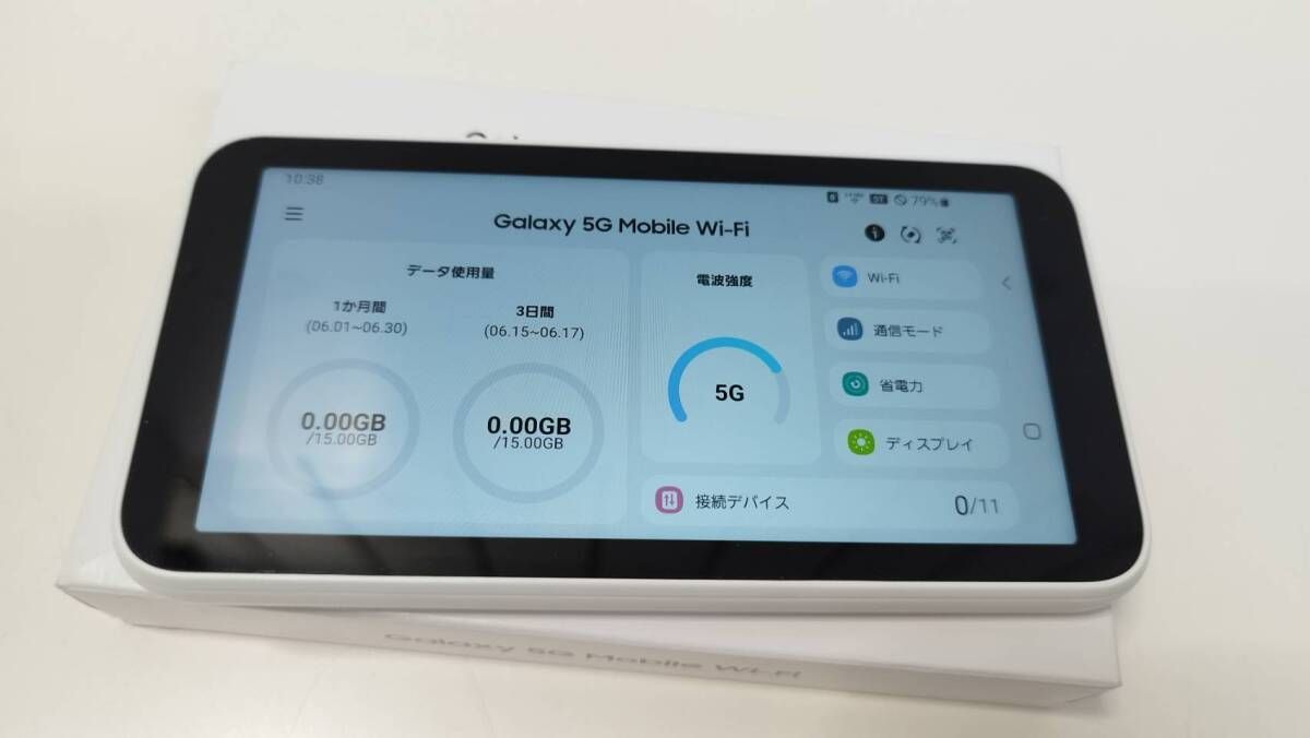 動作品】Galaxy 5G Mobile Wi-Fi ルーター SCR01 - メルカリ