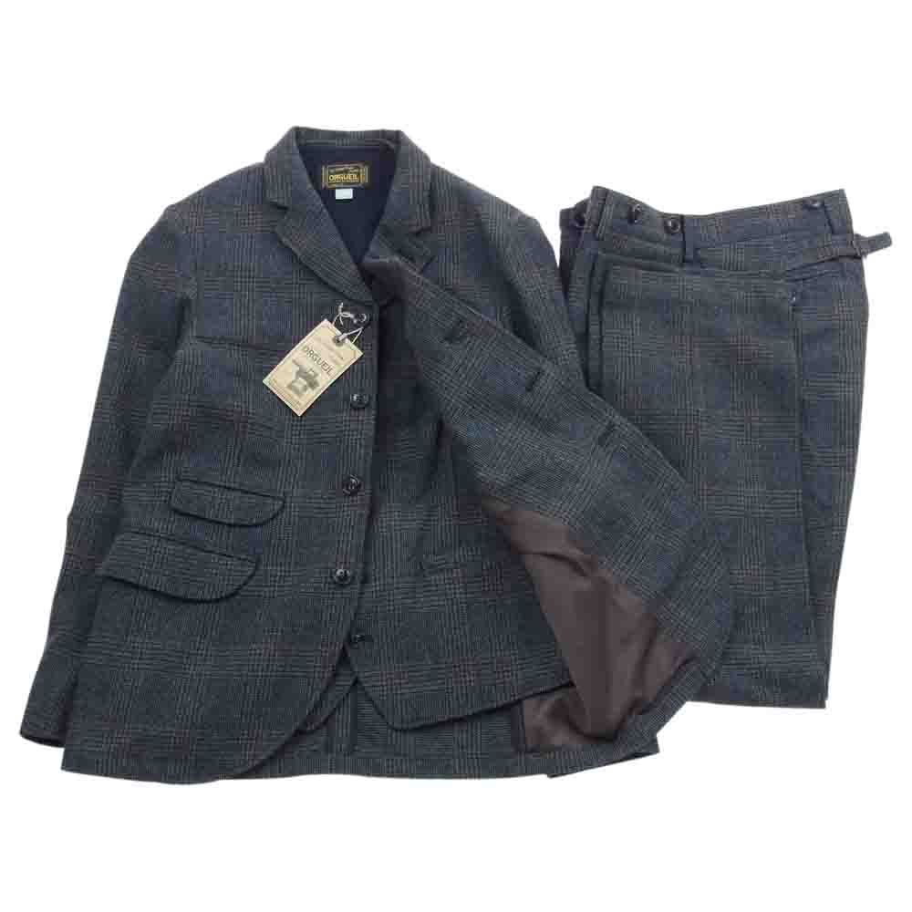 ORGUEIL オルゲイユ OR-4108 OR-4107 OR-1049 Glen Check Jacket Gilet Trousers 尾州産  グレンチェック ジャケット ジレ ベスト トラウザー パンツ ３ピース セットアップ スーツ【中古】 - メルカリ