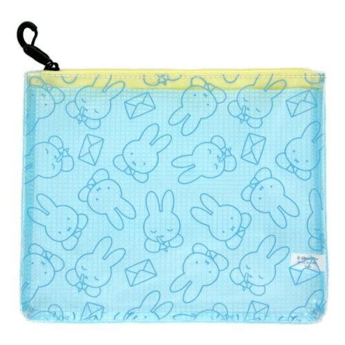 【新品・5営業日で発送】ミッフィー ターポリンフラットポーチ ミッフィー ボリス (5335)【入数:4】