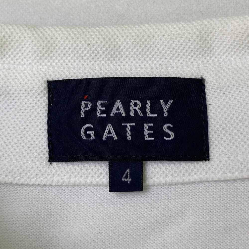 サイズ：4 PEARLY GATES パーリーゲイツ  長袖ポロシャツ 総柄 ホワイト系 [240101442221] ゴルフウェア メンズ ストスト 楽天市場】PEARLY GATES パーリーゲイツ 長袖ポロシャツ 総柄