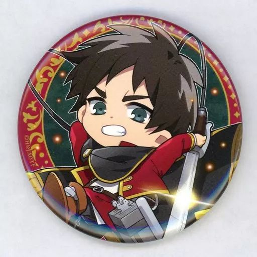 中古】バッジ・ピンズ エレン・イェーガー(B) 缶バッジ 「まるくじ