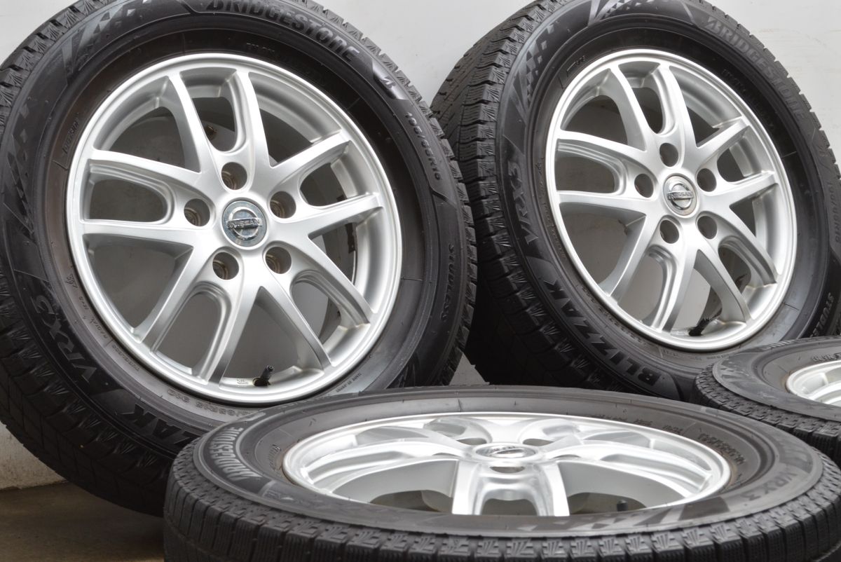 【バリ溝！美品！⠀】195/65R15 アルミ付 サマータイヤ BRIDGESTONE ブリヂストン ニューノ NEWNO 195/65R15 91H サマー