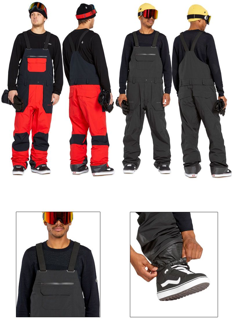 24-25 VOLCOM/ボルコム RAIN GORE-TEX BIB overall 着用説明動画