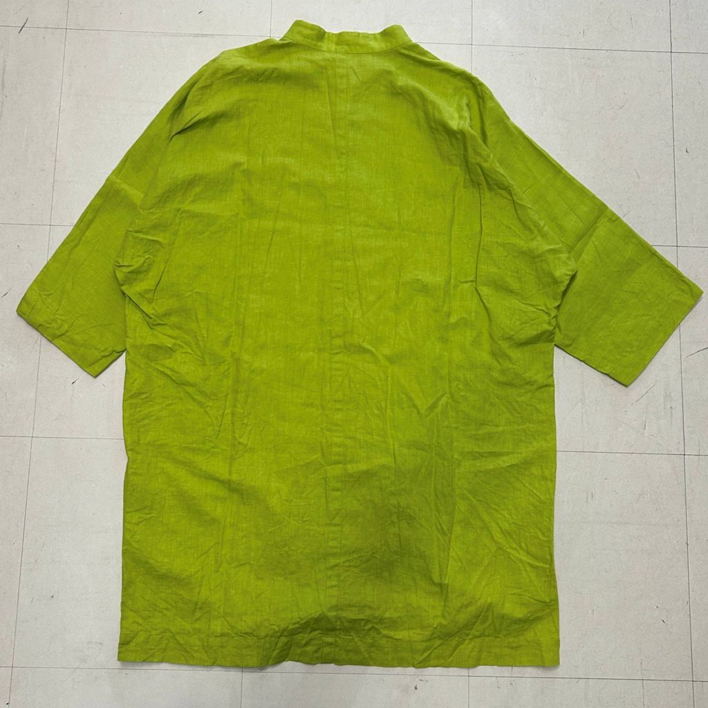 オムプリッセ　イッセイミヤケ　メンズ　リネン  コットン　ハーフスリーブ　シャツ HOMME PLISSE ISSEY MIYAKE オムプリッセイッセイミヤケ 21SS