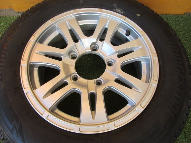 【中古】社外ホイール　ジムニー　175/80R16　スタッドレスタイヤSET