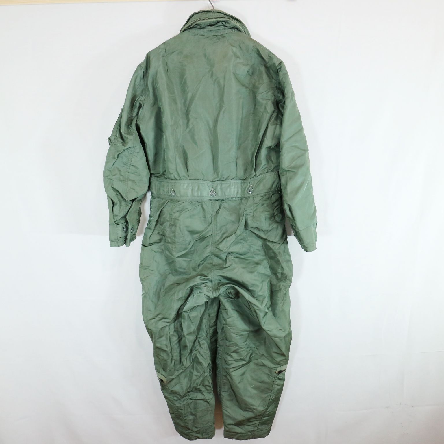 50年代 米軍実物 U.S.AIRFORCE CWU 1/P フライトスーツ ミリタリー 戦闘服 オリーブ (メンズ MEDIUM REGULAR) O0248