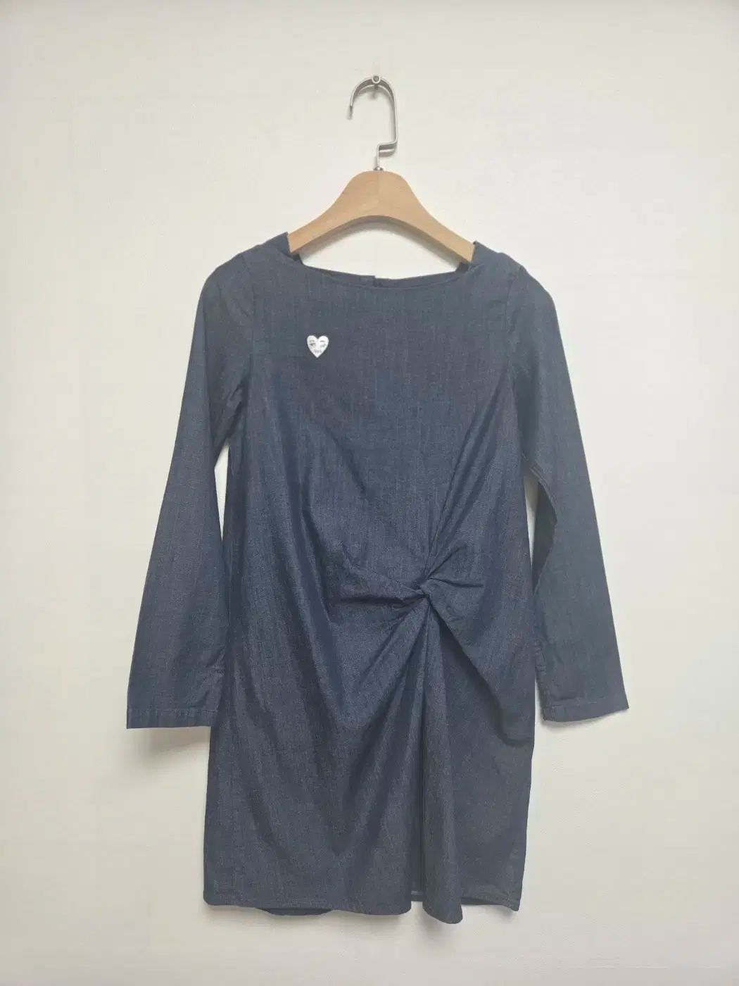 例 ( IKKS ) キッズ ツイスト デザイン ワンピース ジーンデニム ( 10Y